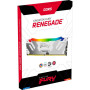 Модуль пам'яті для комп'ютера DDR5 32GB (2x16GB) 6800 MHz Renegade RGB White/Silver Kingston Fury (ex.HyperX) (KF568C36RWAK2-32) Модуль пам'яті для комп'ютера DDR5 32GB (2x16GB) 6800 MHz Renegade RGB White/Silver Kingston Fury (ex.HyperX) (KF568C36RWAK2-32)