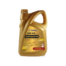 Моторна олива TEDEX SYNTHETIC (MS) MOTOR OIL 0W20 - 4л