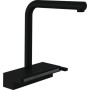 Змішувач Hansgrohe Aquno Select M81 , 21 см, чорний матовий (73836670) Змішувач Hansgrohe Aquno Select M81 , 21 см, чорний матовий (73836670)