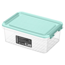 Харчовий контейнер Ardesto Fresh 2.8л, пластик, прямокутна, блакитний (AR1306B)