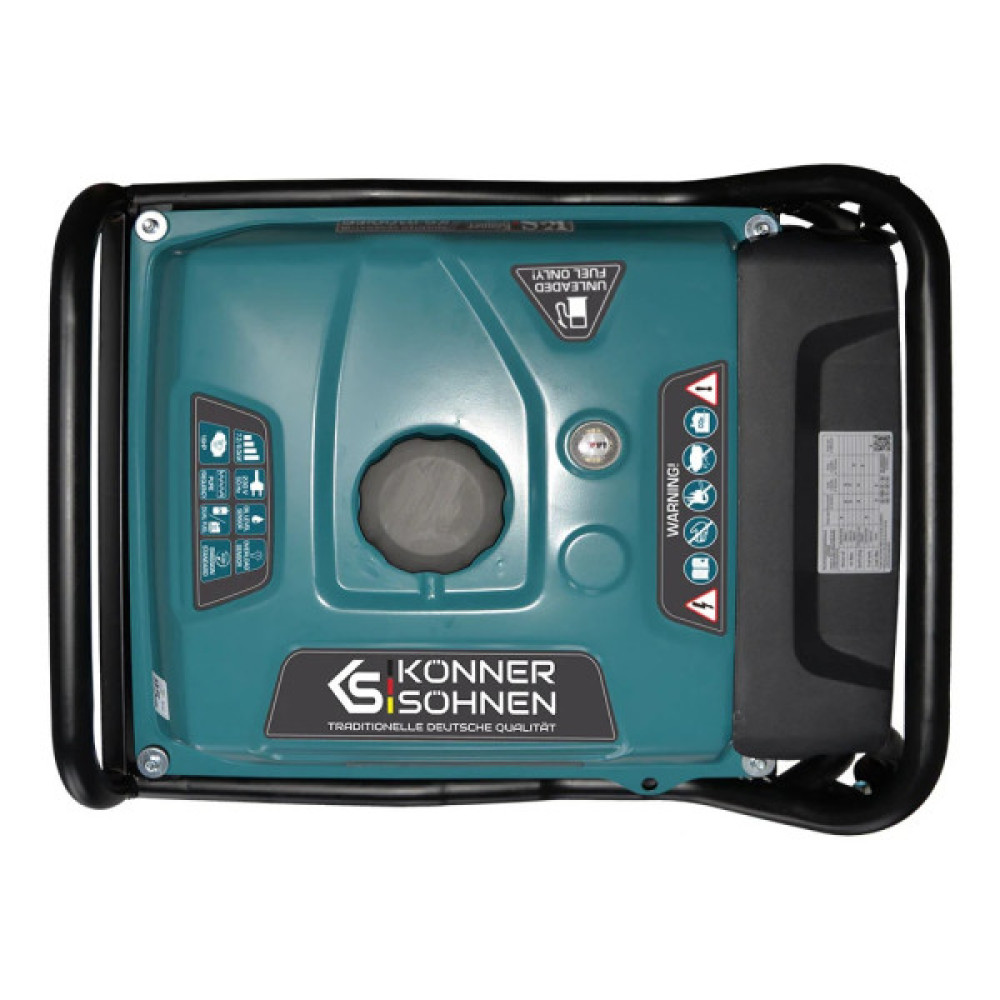Генератор газобензиновий інверторний Konner&Sohnen KS8100IEG, LPG 230В, 8.5кВт, електростартер, 68кг