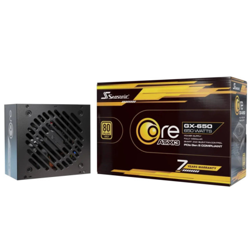 Блок живлення Seasonic 650W BLACK (CORE GX-650-ATX31)