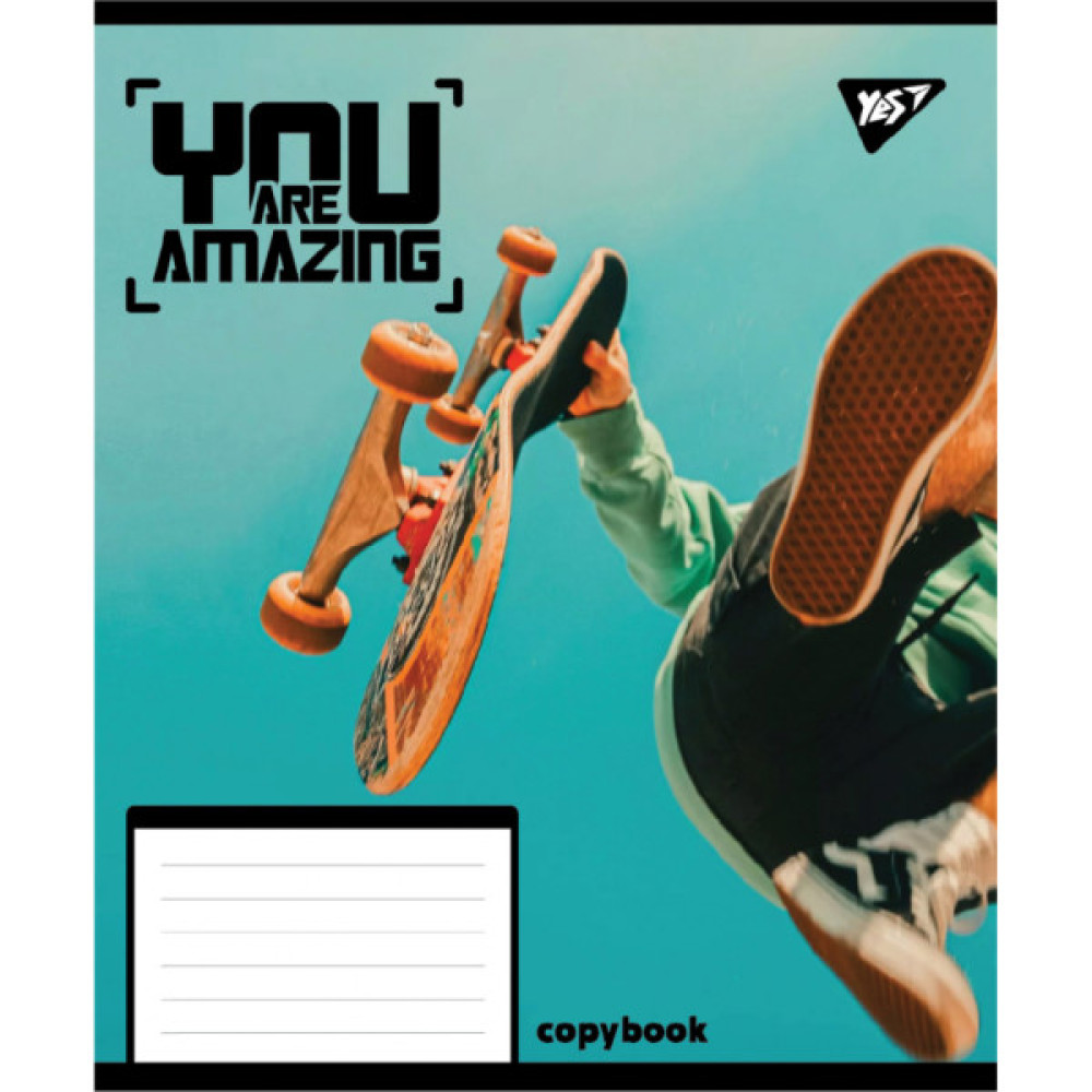 Зошит Yes You are amazing А5 36 аркушів лінія (767941)