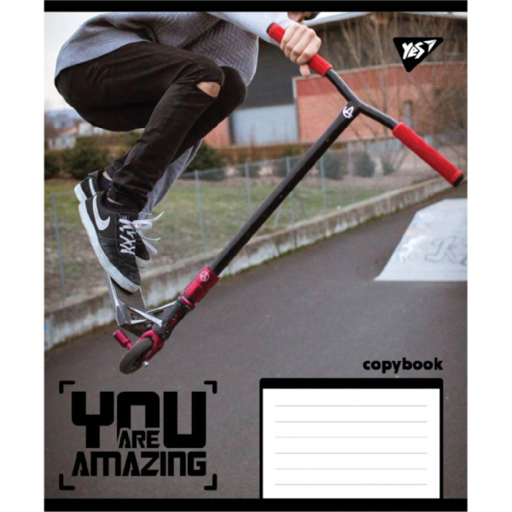 Зошит Yes You are amazing А5 36 аркушів лінія (767941)