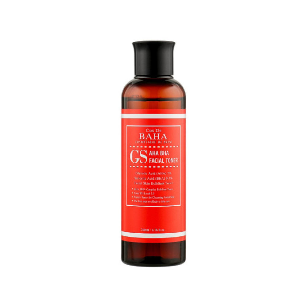 Тонік для обличчя Cos De BAHA AHA/BHA GS Toner 200 мл (8809240318249)