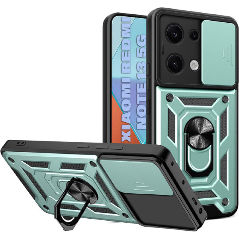 Чохол до мобільного телефона BeCover Military Xiaomi Redmi Note 13 5G Dark Green (711032) Чохол до мобільного телефона BeCover Military Xiaomi Redmi Note 13 5G Dark Green (711032)
