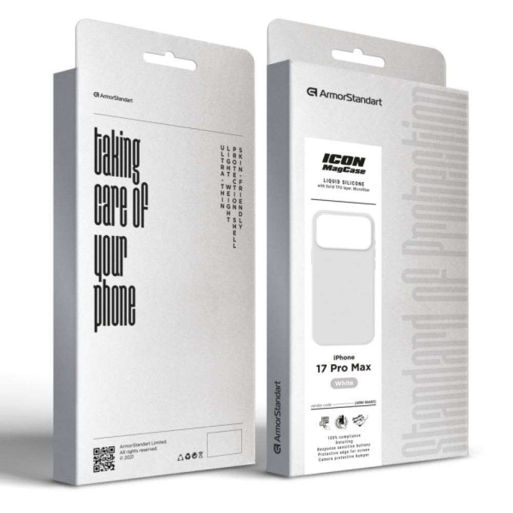 Чохол до мобільного телефона Armorstandart ICON2 MagCase Apple iPhone 17 Pro Max White (ARM86683)