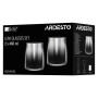 Набір склянок Ardesto Black Mars Mira 460 мл, 2шт, скло, сірий (AR2640GRG)