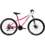 Велосипед Space 27.5" AURORA DD FR рама-15" ST 2026 біло-рожевий (OPS-SP-27.5-092)
