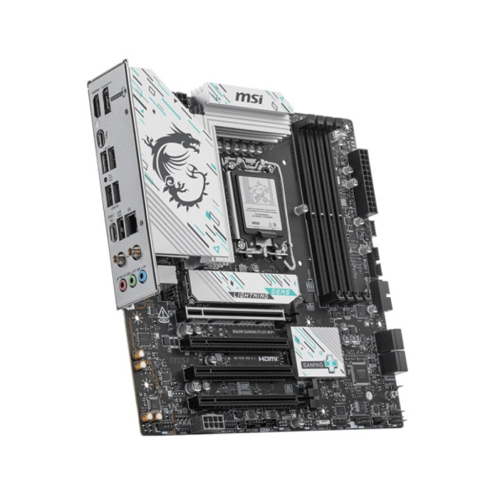 Материнcька плата MSI B860M GAMING PLUS WIFI s1851 B860 4xDDR5 M.2 HDMI DP WiFi BT mATX
