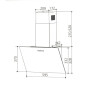 Витяжка кухонна Interline TEFFI SLIM BL A/60/GL/PB Витяжка кухонна Interline TEFFI SLIM BL A/60/GL/PB