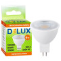Лампочка Delux JCDR 6Вт 3000K 220В GU5.3 (90019264) Лампочка Delux JCDR 6Вт 3000K 220В GU5.3 (90019264)