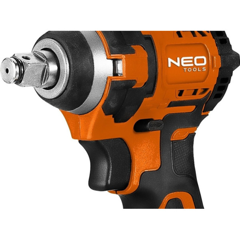 Гайковерт ударний Neo Tools Energy+ 18В безщітковий 2500об·хв 350Нм 1/2" 3 швидкості 1.1кг без АКБ та ЗП