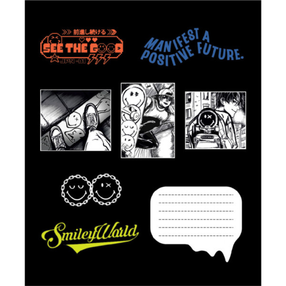 Зошит Yes Smiley World Anime А5 24 аркушів лінія (767651)