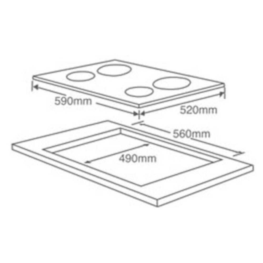 Варочна поверхня Interline HHV 566 SZP BA