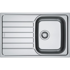Мийка кухонна Franke Spark, нерж.сталь, прямокутник, з крилом, 780х500х340мм, чаша - 1, врізна, SKL 611-78, нерж декор
