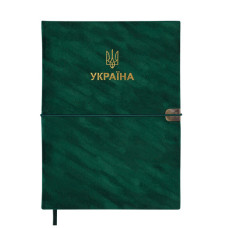 Тижневик Buromax датований 2026 PATRIOT VELOUR, А5 зелений (BM.21133-04)