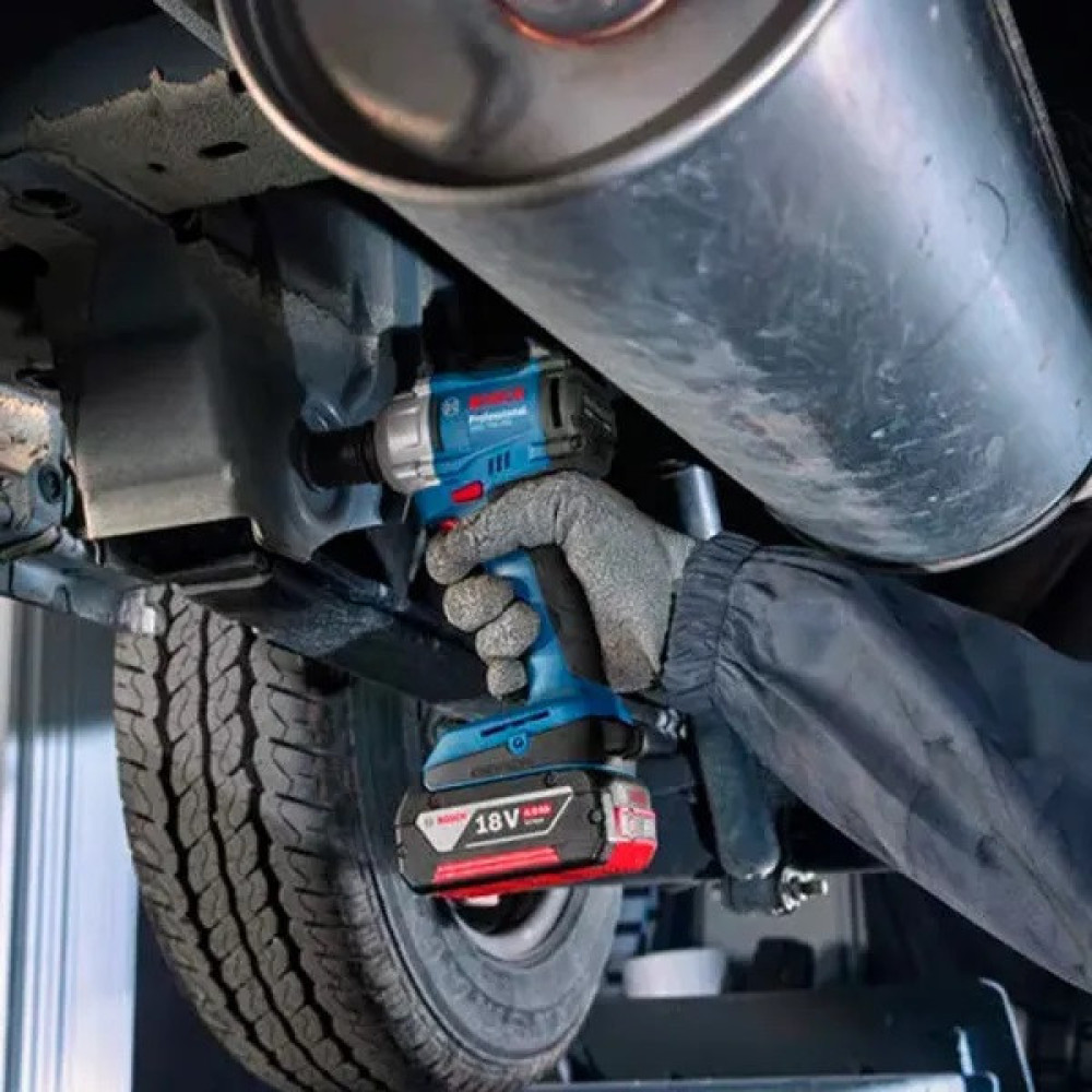 Гайковерт ударний акумуляторний Bosch Professional GDS 18V-350 18В 85/200/350Нм до 3400об/хв квадрат 1/2" 1.1кг без АКБ та ЗП