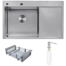 Мийка кухонна Kroner Geburstet-7849LHM (CV025275)