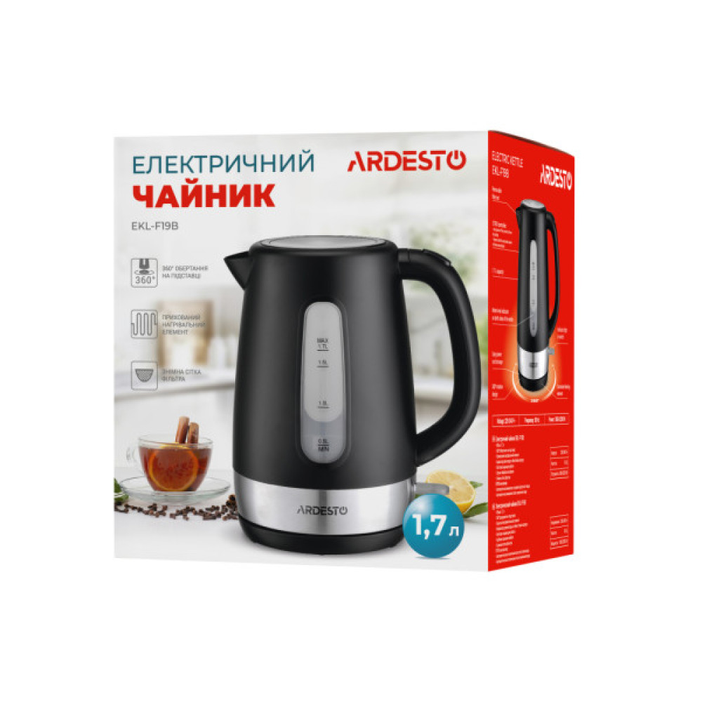 Електрочайник ARDESTO EKL-F19B