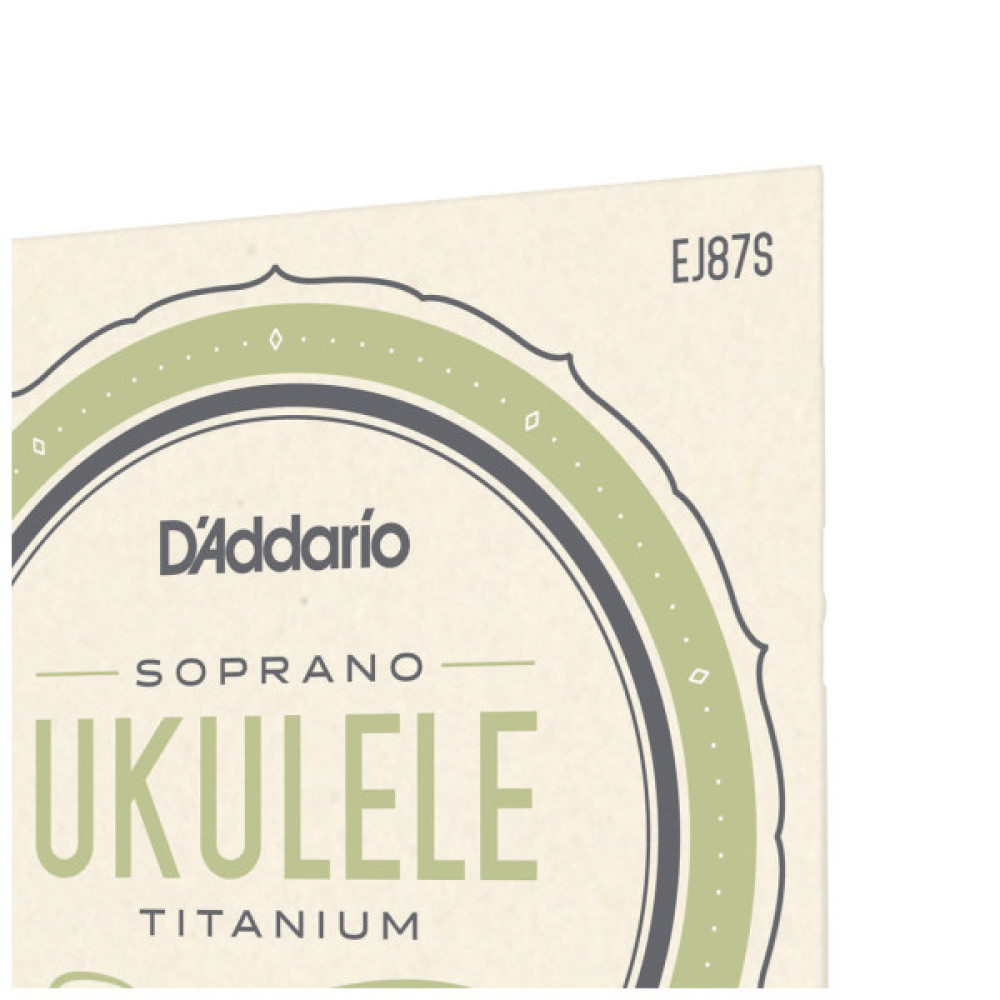 Струни для гітари D'Addario Titanium Ukulele Soprano (EJ87S)