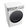 Прально-сушильна машина LG фронтальна, 9(5)кг, 1200, А, 48см, дисплей, пара, інвертор, EcoHybrid, білий