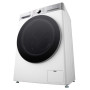 Прально-сушильна машина LG фронтальна, 9(5)кг, 1200, А, 48см, дисплей, пара, інвертор, EcoHybrid, білий