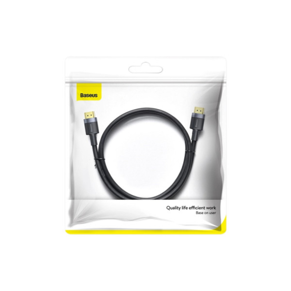 Кабель мультимедійний HDMI M to HDMI M 2.0m 4K Baseus (CADKLF-F01)