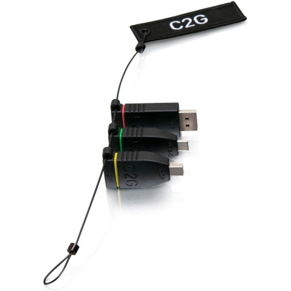 Комплект перехідників C2G Adapter Ring HDMI > mini Display Port, Display Port, USB-C