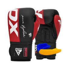 Боксерські рукавички RDX REX F4 Red/Black 10 унцій (BGR-F4R-10OZ)
