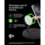 Зарядний пристрій Belkin 3in1 Magnetic Pad Qi2 15W Black (WIZ032KQBK) Зарядний пристрій Belkin 3in1 Magnetic Pad Qi2 15W Black (WIZ032KQBK)