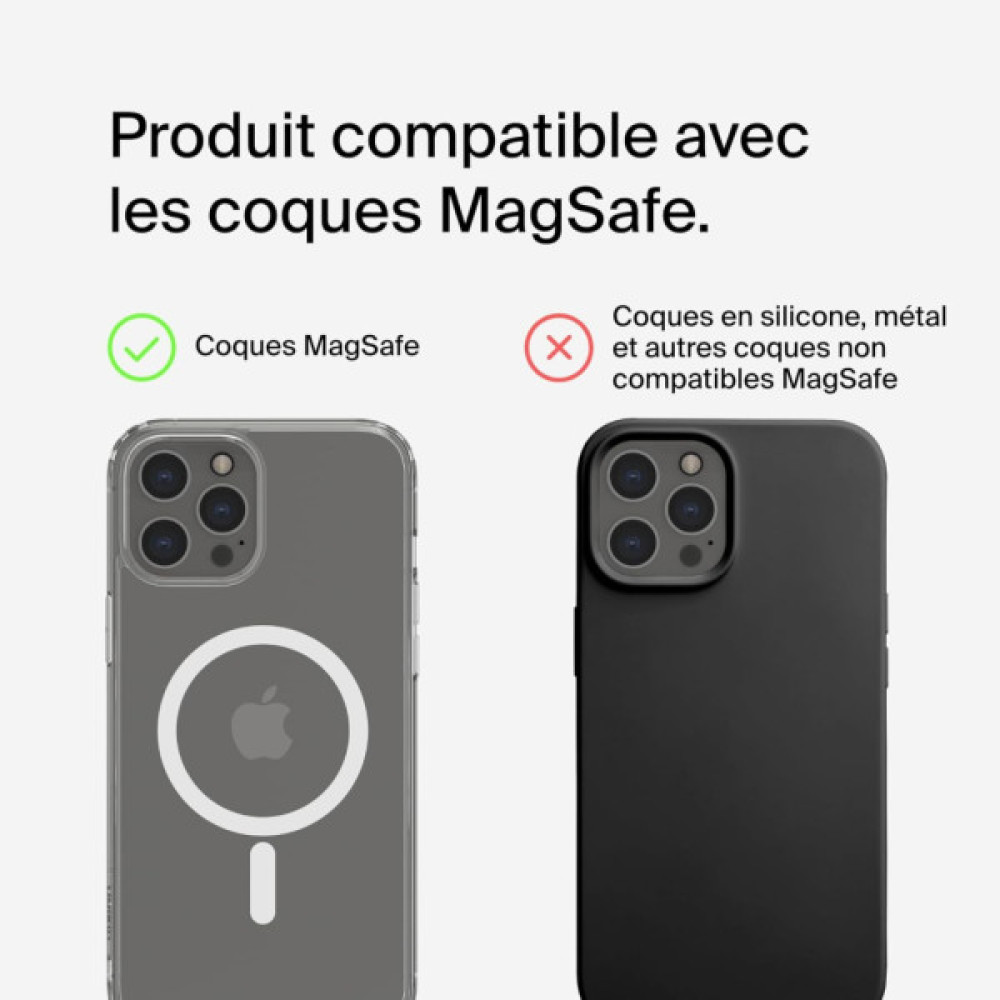 Зарядний пристрій Belkin 3in1 Magnetic Pad Qi2 15W Black (WIZ032KQBK)