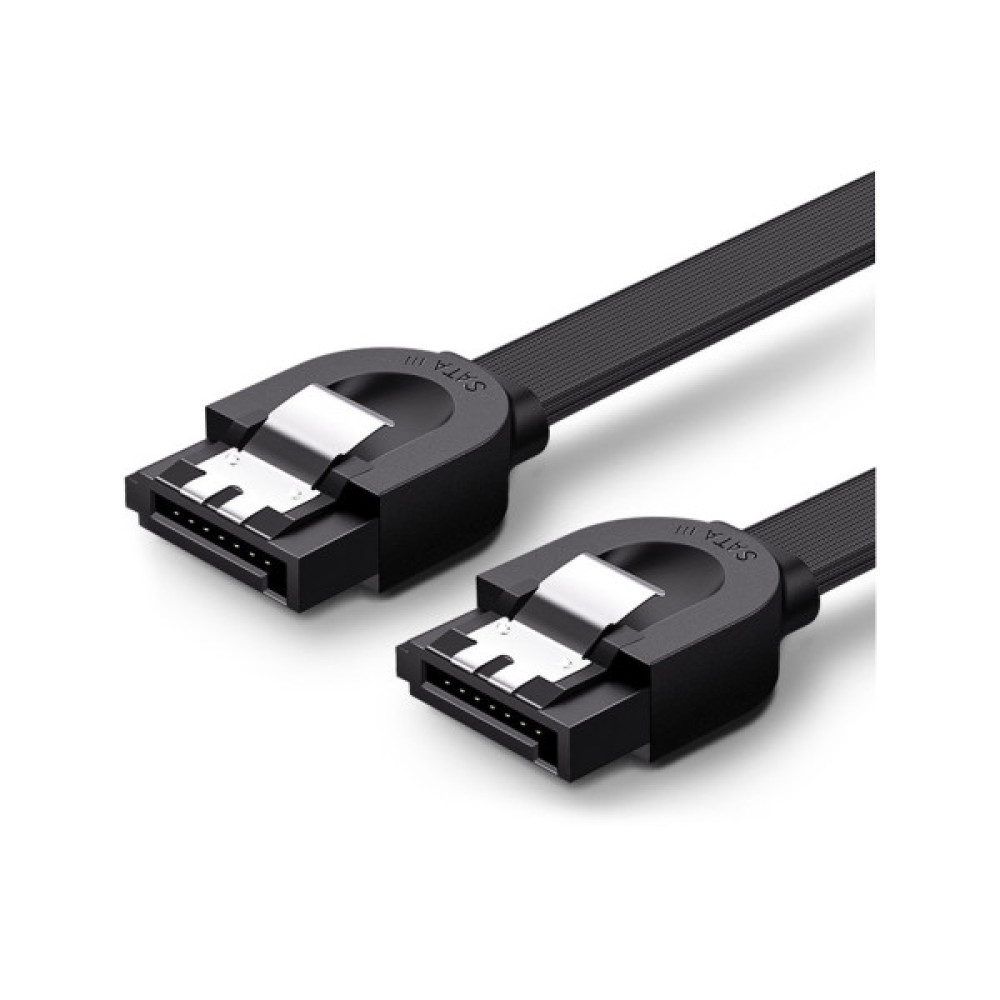 Кабель для передачі даних SATA 3 Data Cable 0.5m US217 Black Ugreen (30796) Кабель для передачі даних SATA 3 Data Cable 0.5m US217 Black Ugreen (30796)