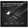 Кабель для передачі даних SATA 3 Data Cable 0.5m US217 Black Ugreen (30796) Кабель для передачі даних SATA 3 Data Cable 0.5m US217 Black Ugreen (30796)