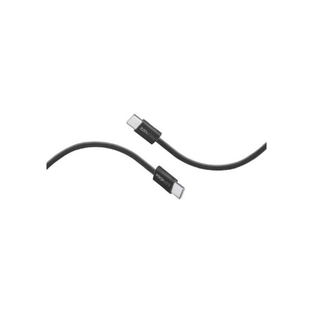 Дата кабель USB-C to USB-C 1.2m Promate (ecoline-cc120.black)