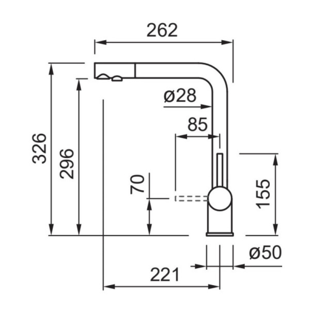 Змішувач Elleci Tourmaline Plus Pure IN