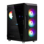 Корпус Zalman I3 Neo без БЖ, 1xUSB3.0, 2xUSB2.0, 4x120мм RGB, VGA 355мм, LCS ready, TG Side Panel, ATX, чорний Корпус Zalman I3 Neo без БЖ, 1xUSB3.0, 2xUSB2.0, 4x120мм RGB, VGA 355мм, LCS ready, TG Side Panel, ATX, чорний