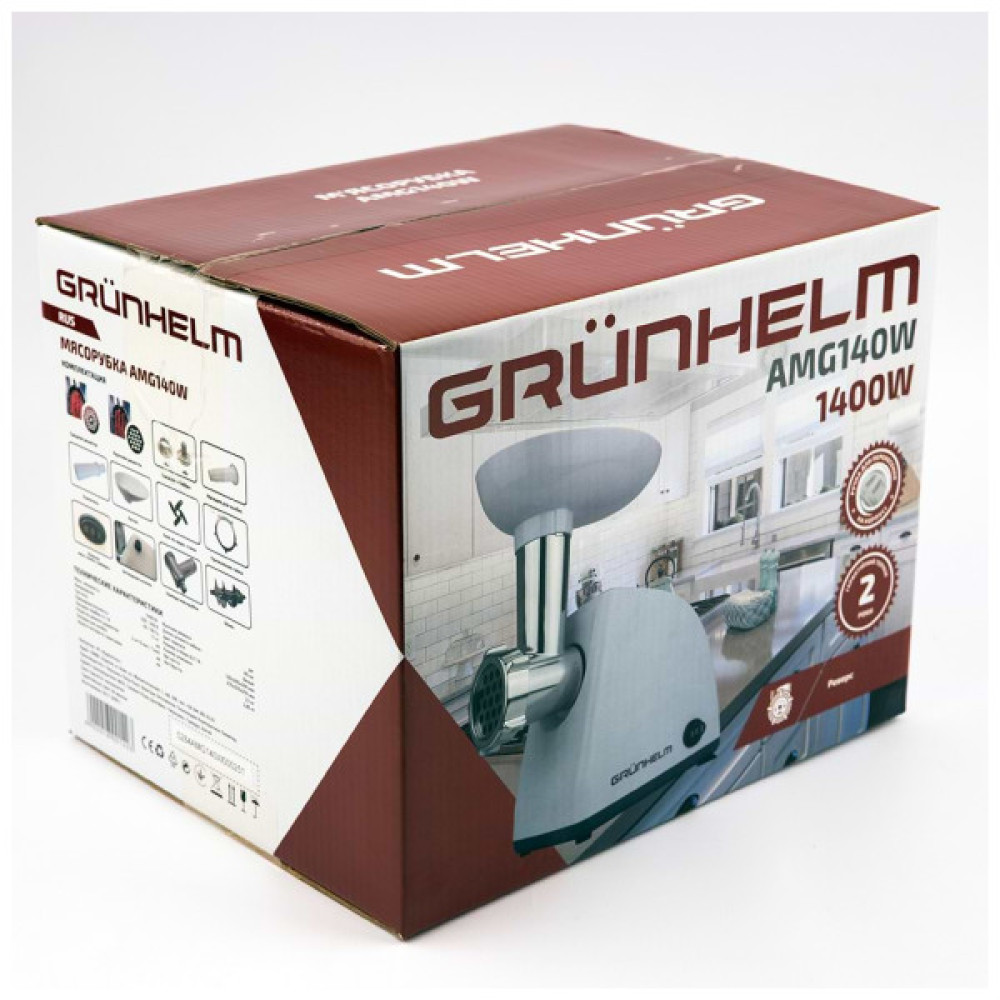 М'ясорубка Grunhelm AMG140W