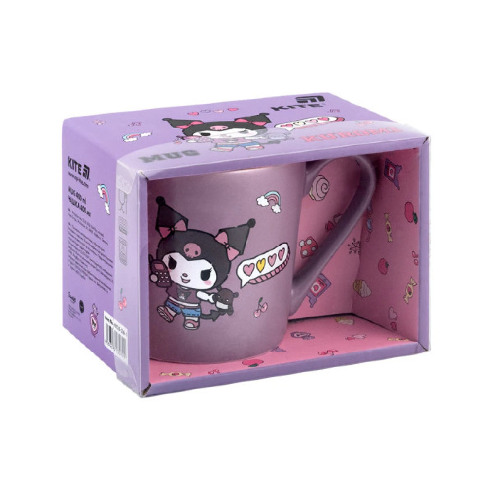 Чашка Kite Kuromi 400 мл, HK-1 (HK25-216-1)