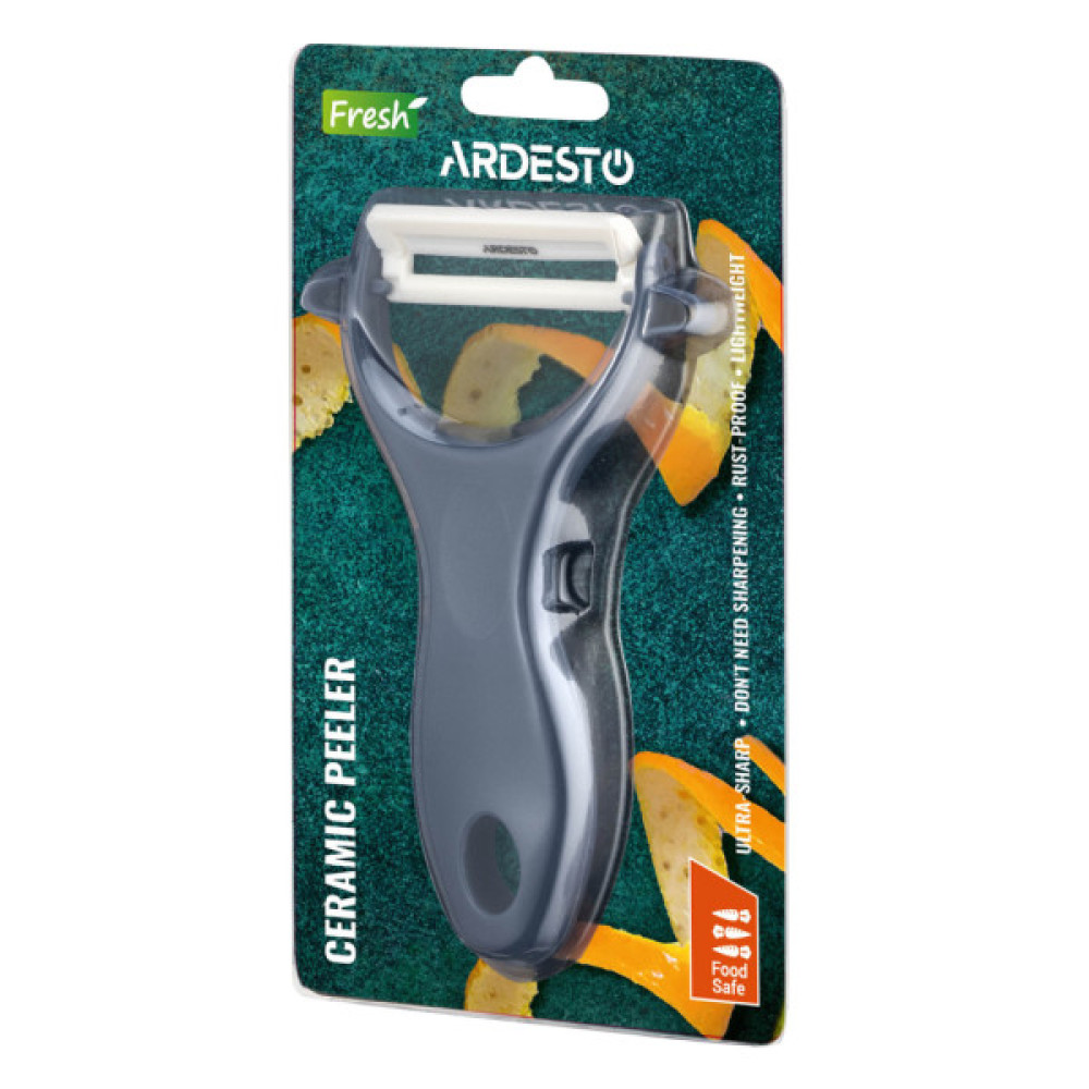 Овочечистка Ardesto Fresh, кераміка, пластик, синій (AR2101DB)