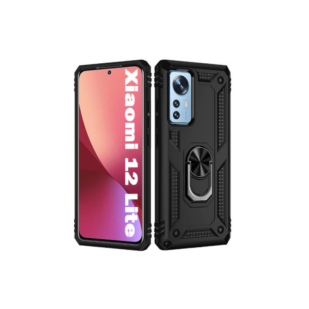 Чохол до мобільного телефона BeCover Military Xiaomi 12 Lite Black (708237) Чохол до мобільного телефона BeCover Military Xiaomi 12 Lite Black (708237)