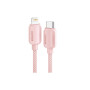 Дата кабель USB-C to Lightning 1.0m 20W pink Essager (EXCTL-WL04-P) Дата кабель USB-C to Lightning 1.0m 20W pink Essager (EXCTL-WL04-P)