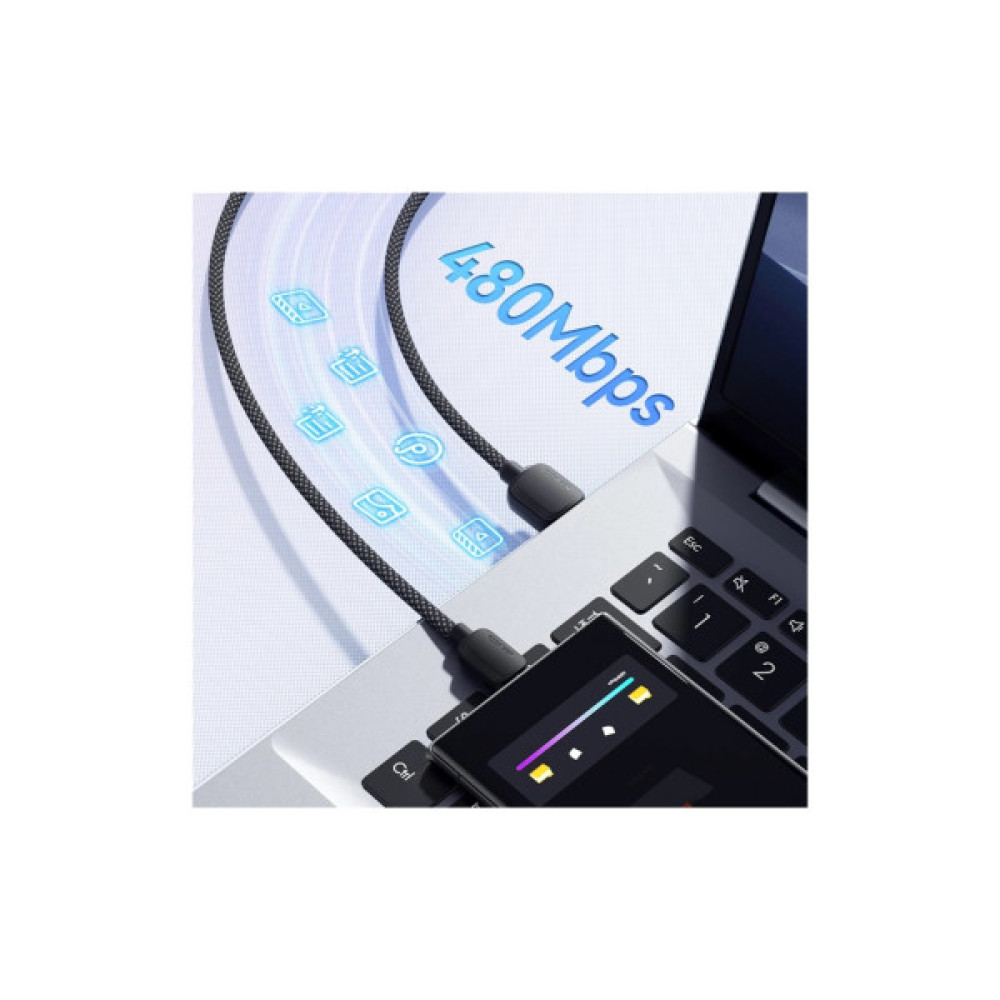 Дата кабель USB-C to Lightning 1.0m 20W pink Essager (EXCTL-WL04-P)