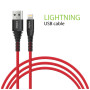 Дата кабель USB 2.0 AM to Lightning 1.2m Red Intaleo (1283126559471) Дата кабель USB 2.0 AM to Lightning 1.2m Red Intaleo (1283126559471)