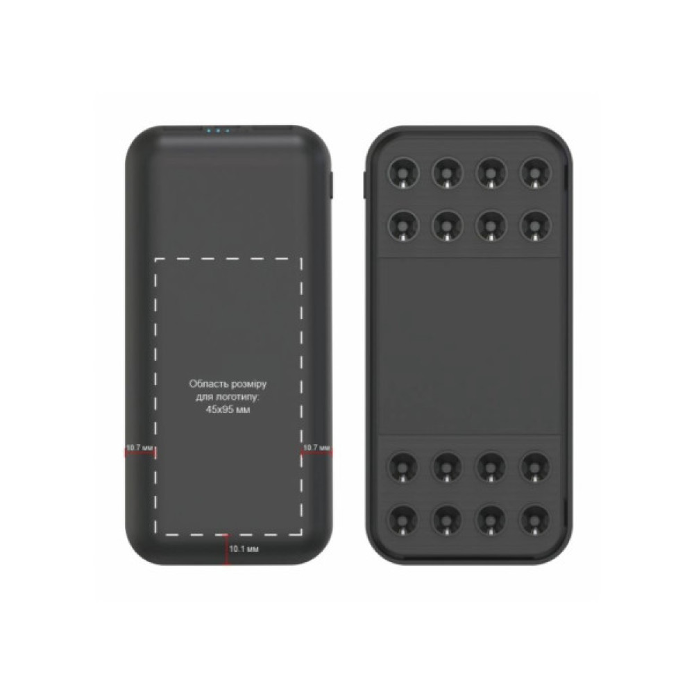 Батарея універсальна TheGeneral 10000mah ChargeMate, PD/QC/22.5W, wireless charging 15W (40010919-01)