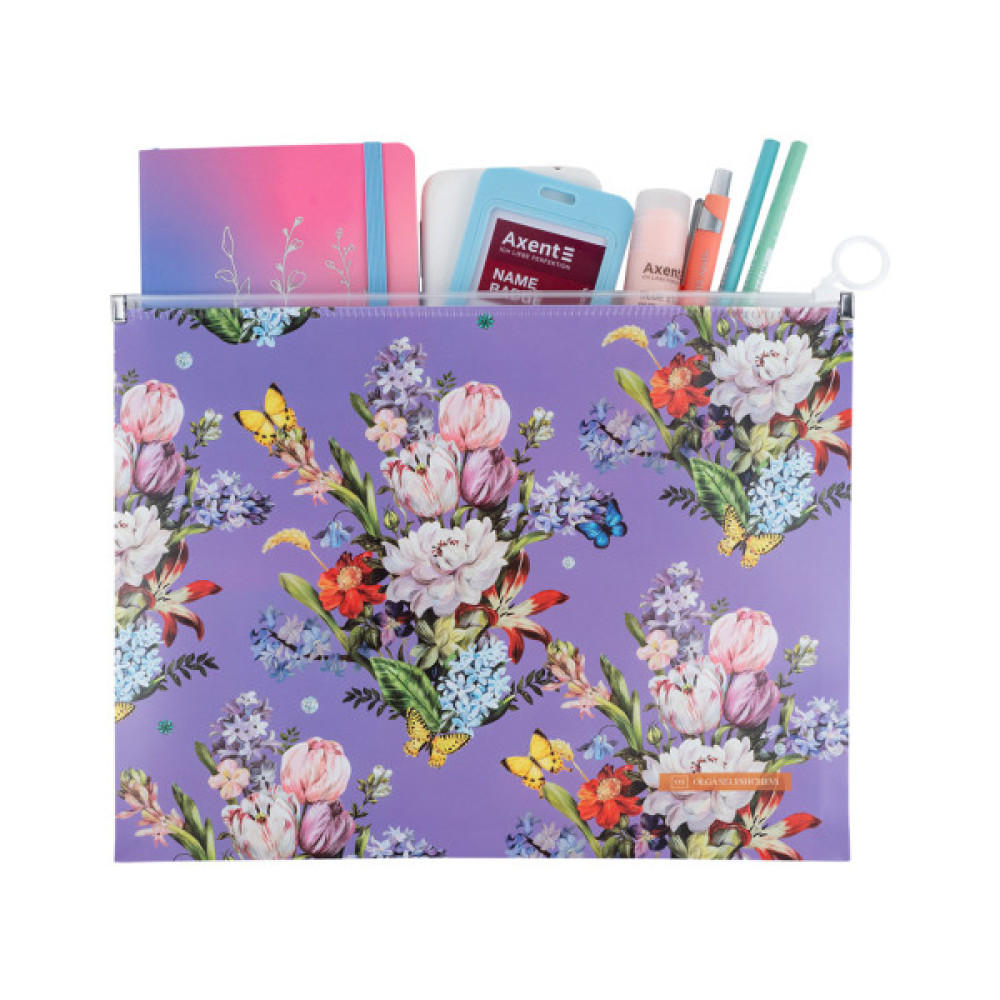 Папка на блискавці Axent zip-lock А4 Olga Selyshcheva, Secret Garden (1497-35-A)