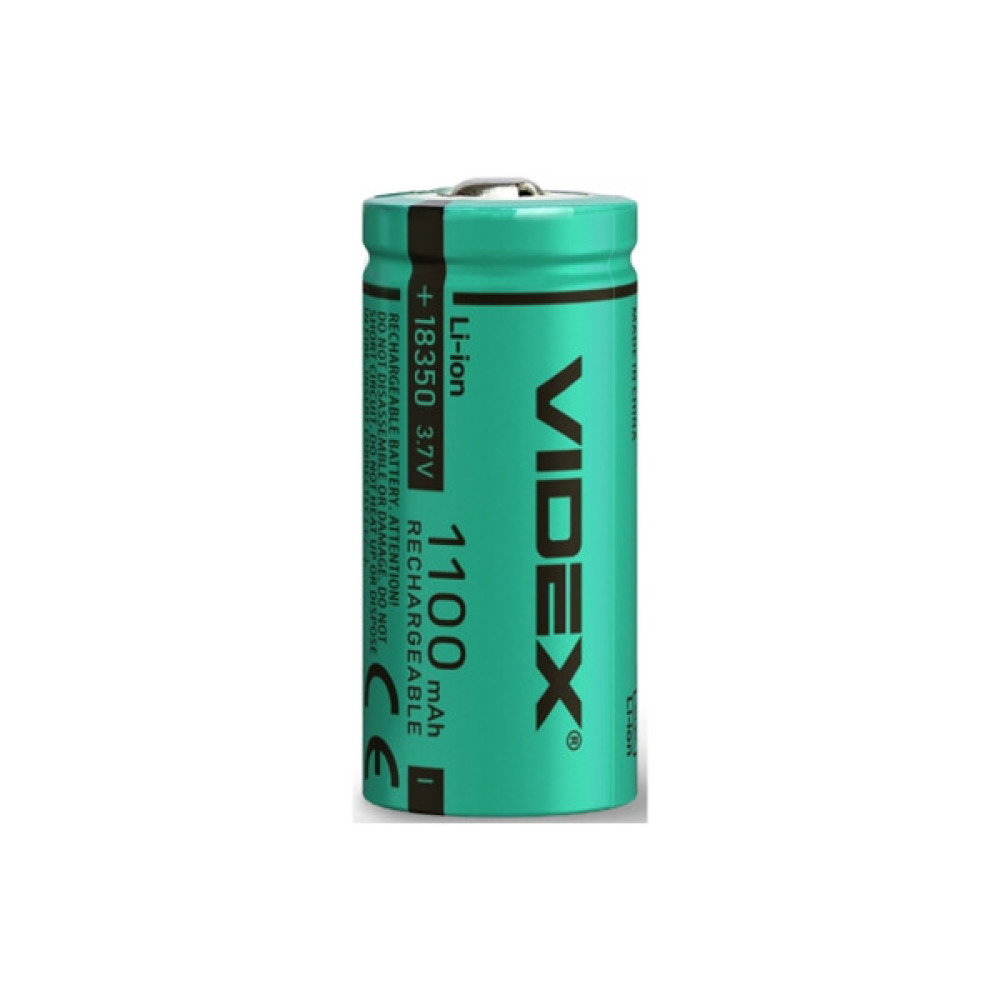 Акумулятор 18350 1100mAh bulk/1шт Videx (18350/1100/1B)