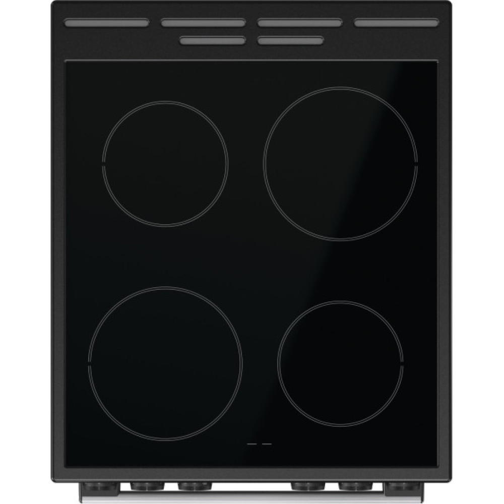 Плита Gorenje електрична склокерамічна, 70л, 50x60см, дисплей, програматор, сірий