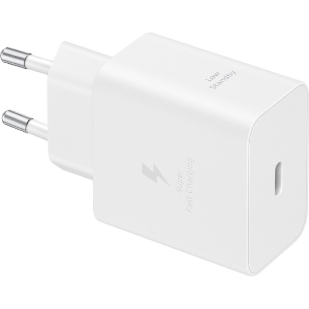 Зарядний пристрій Samsung USB-C 45W + cable USB-C to USB-C white (EP-T4511XWEGEU)