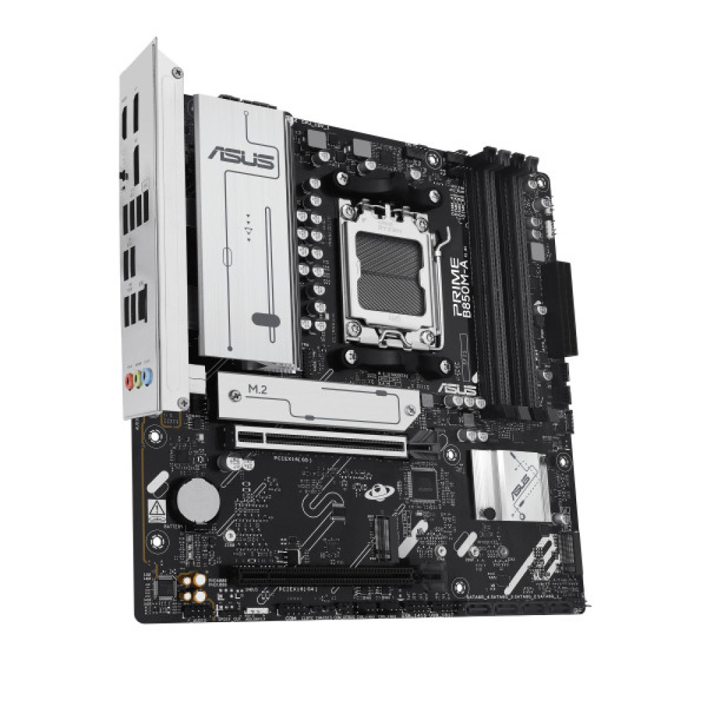 Материнcька плата ASUS PRIME B850M-A-CSM sAM5 B850 4xDDR5 M.2 HDMI DP mATX